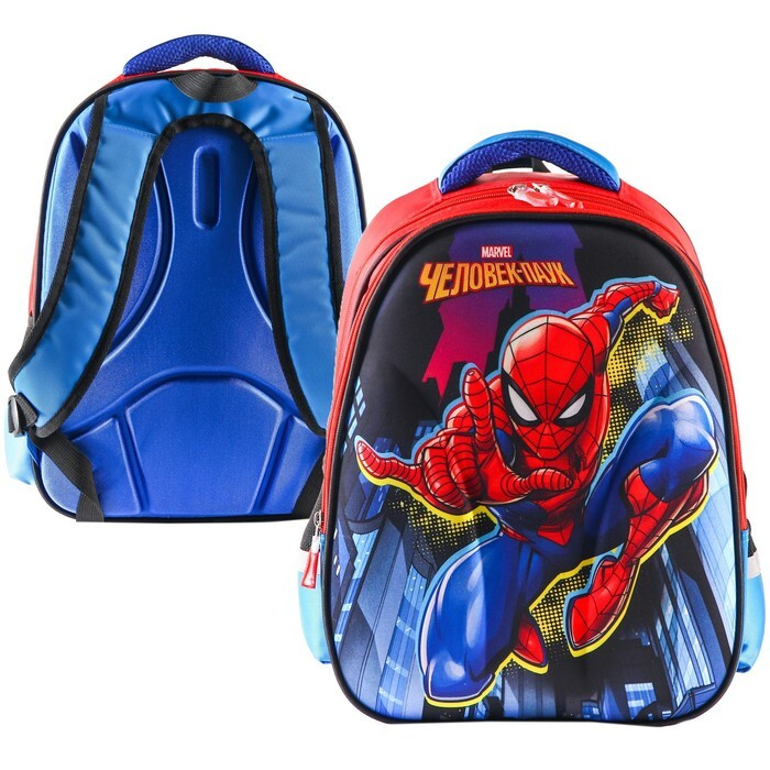 Рюкзак школьный, 39 см х 30 см х 14 см "Спайдер-мен", Человек-паук  #1
