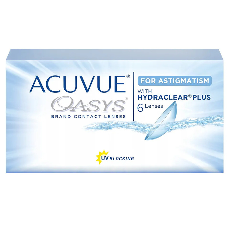 Acuvue Oasys for Astigmatism. Цилиндр(Cyl) -0.75. Ось(Ax) 110. Сфера(Sp) -1.75 / 14.5 / 8.6, 6 штук (линз). #1