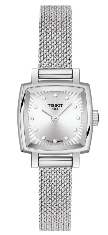 Tissot Часы наручные Кварцевые Швейцарские кварцевые часы Tissot Lovely Square T058.109.11.036.00 на #1