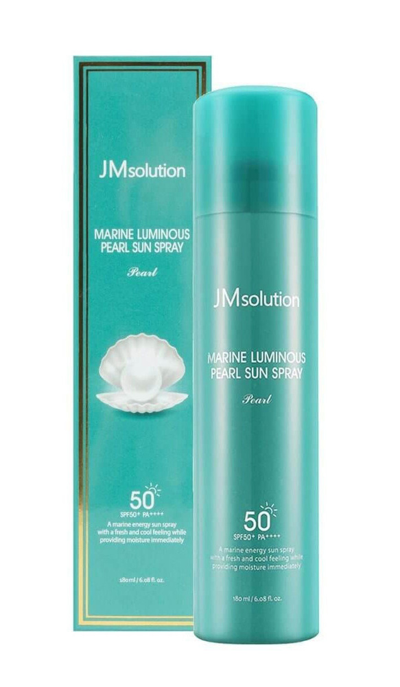 JM Solution Солнцезащитный спрей для лица с жемчугом Marine Luminous Pearl SPF50+PA +++, 180мл  #1