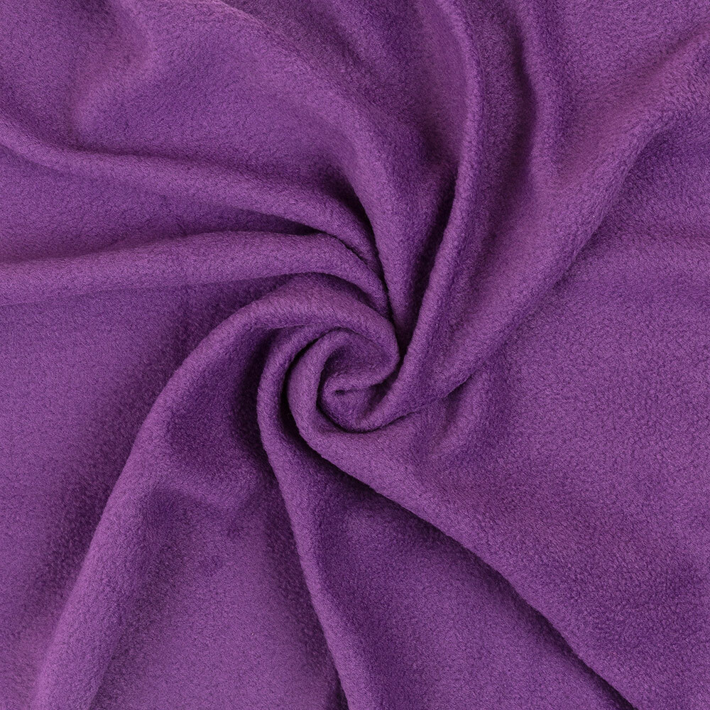 Ткань флис FG-001,230 г/кв.м, 50х50см,100% полиэстер №198 фиолетовый  #1