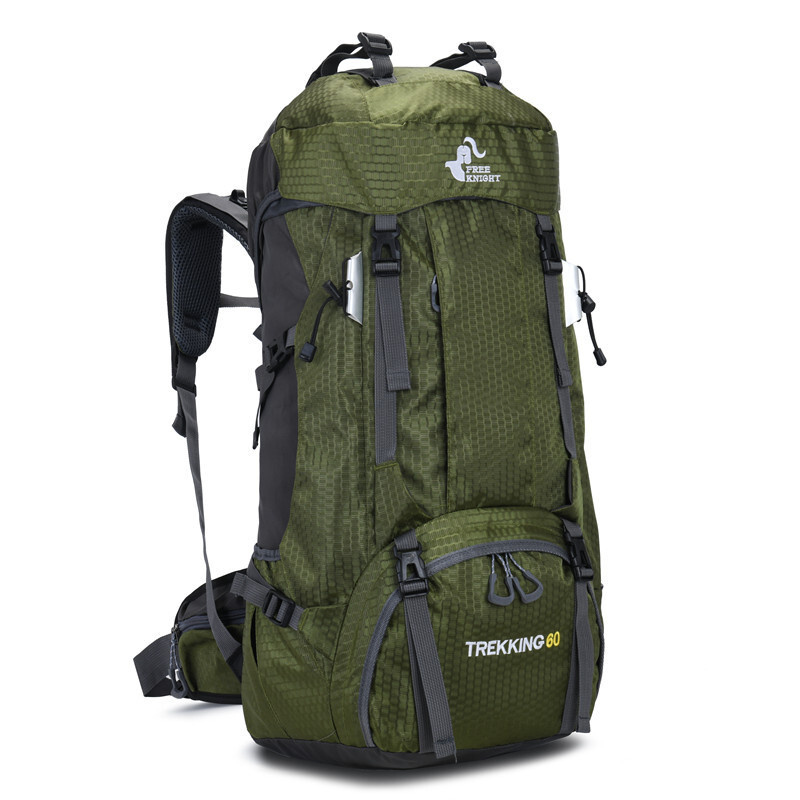 Походный Кемпинговый Туристический рюкзак Free Knight Trekking 60 зеленый  #1