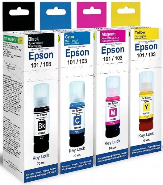 Чернила для Epson 101/103 L1110/L3100/L3101/L3110/L3150/L3151/L3156/L3160/L4150/L4160/L4167/L5190/L6160/L6170/L6190/L7160/L7180 #1