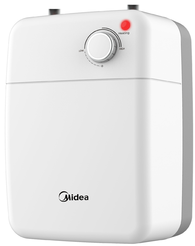 Накопительный водонагреватель Midea MWH-0510-SMU, 2100 Вт, 5 литров, до 65 градусов, белый, под раковину #1