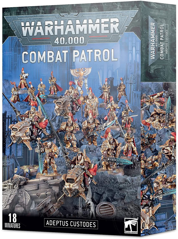 Набор пластиковых моделей Warhammer 40000 Combat Patrol: Adeptus Custodes #1