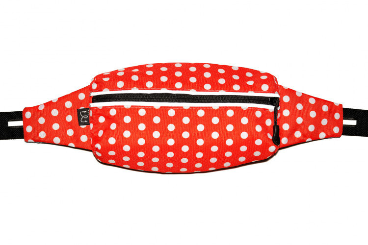 Сумка Enklepp Marathon Waist Bag (red/white polka dot), #1