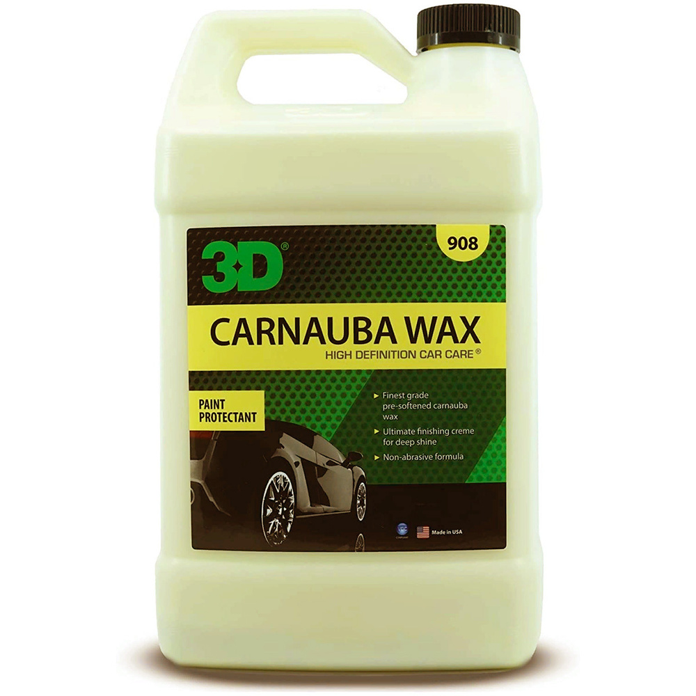 воск с карнаубой 908 CARNAUBA WAX 3D (3,78л) #1