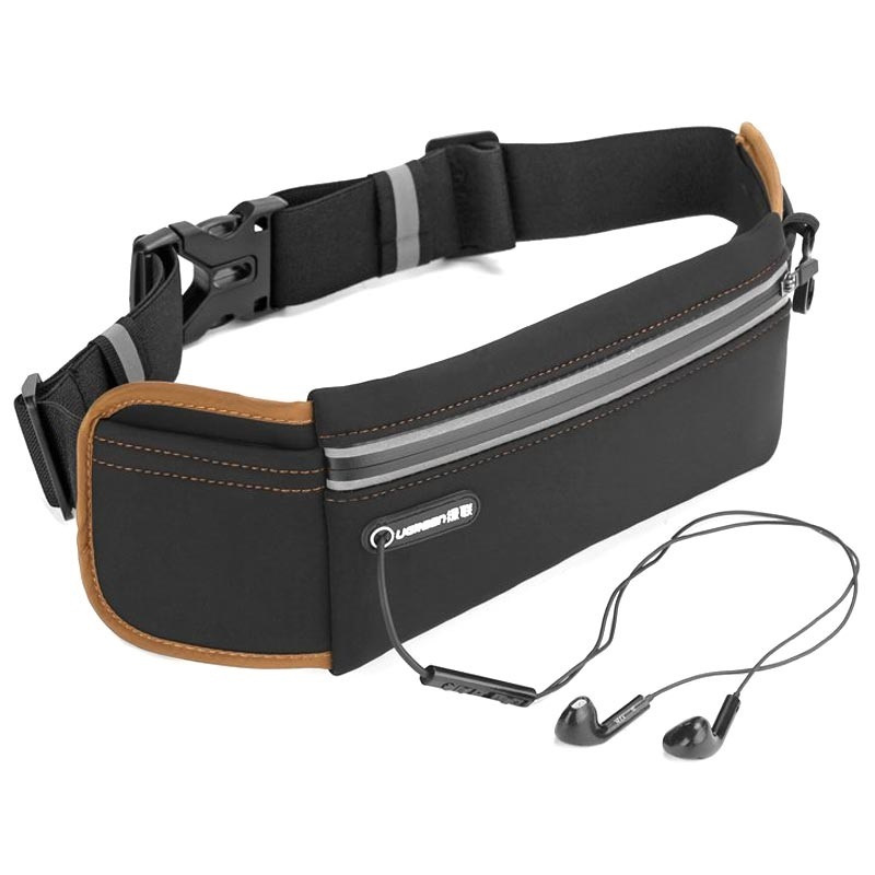 Органайзер на пояс для бега UGREEN LP112 (20818) Outdoor Running Waist Belt Pack. Цвет: черный  #1