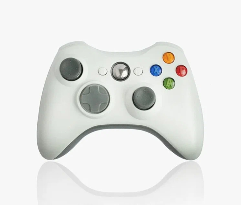 Беспроводной джойстик геймпад для Xbox 360. Белый #1