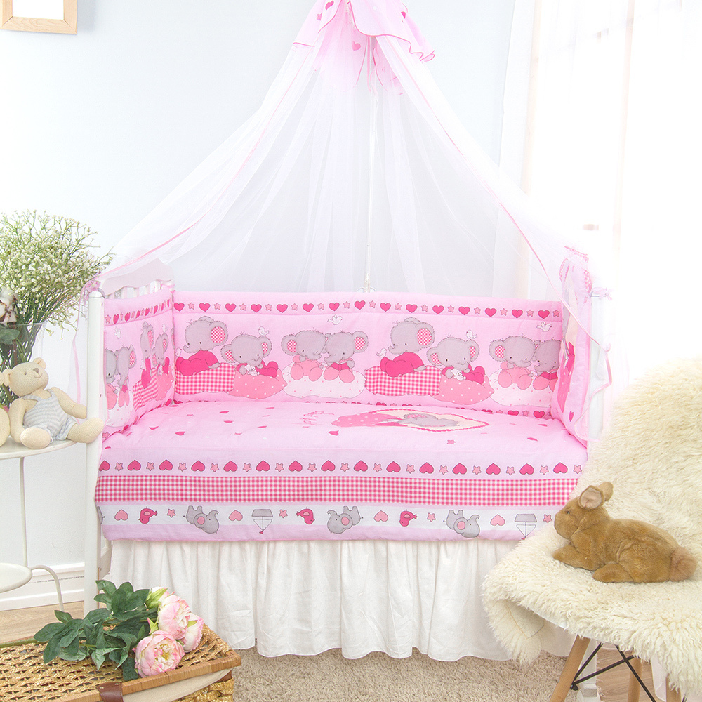 Комплект в кроватку для новорожденного Золотой Гусь Слоник Боня комплект в кроватку для новорожденного #1