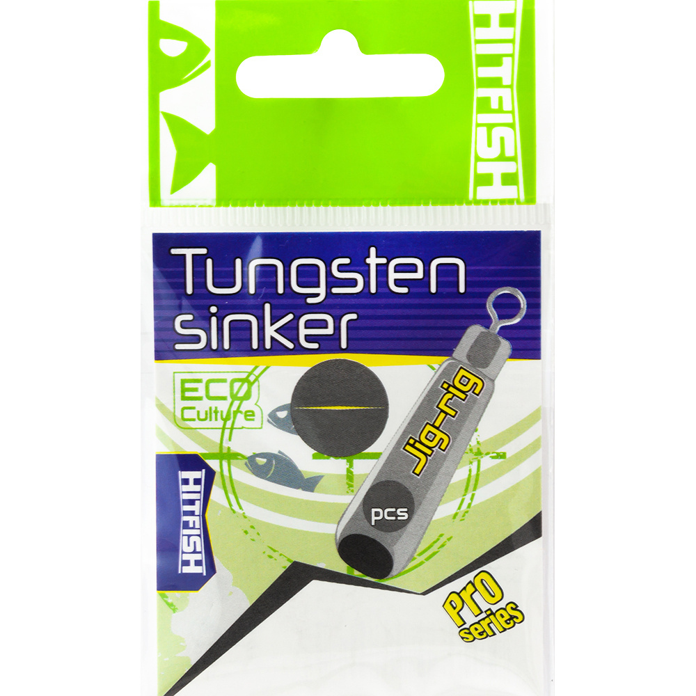 Груз-палочка вольфрамовый HitFish TUNGSTEN SINKER Jig-rig 3/16 oz 5.32 гр (2 шт) TSJR-3/16  #1