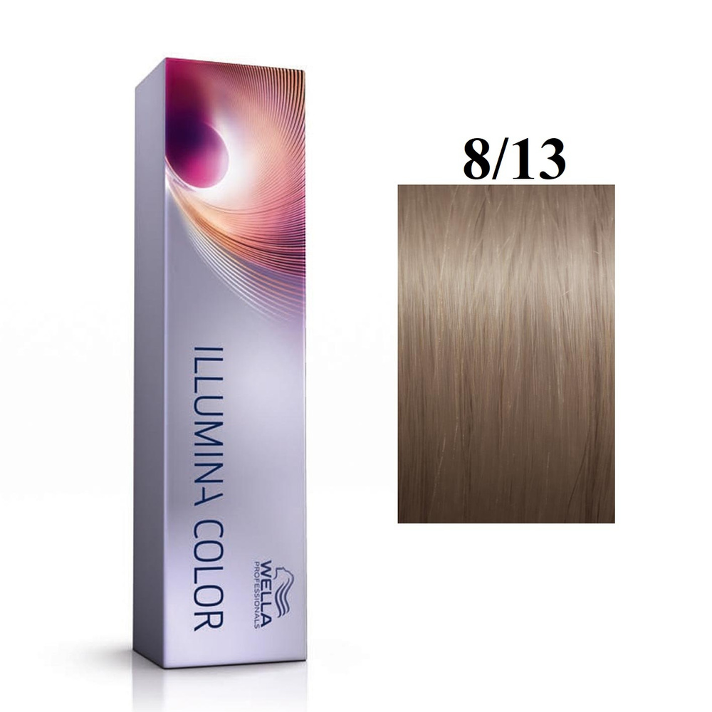 Wella Professionals ILLUMINA COLOR стойкая крем-краска для волос 8/13 Светлый блонд пепельно - золотистый #1