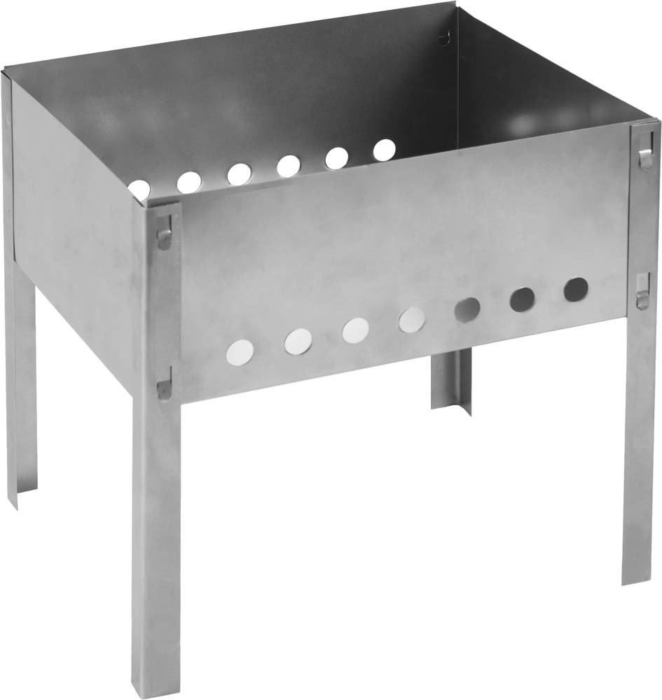 Сборный мангал GRINDA Barbecue компактный 300х250х300 мм в коробке 427780  #1