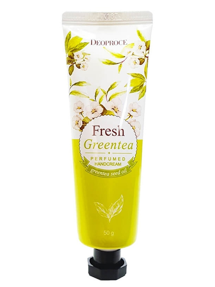 Deoproce, hand Крем для рук парфюмированный с зеленым чаем deoproce fresh greentea perfumed hand cream #1