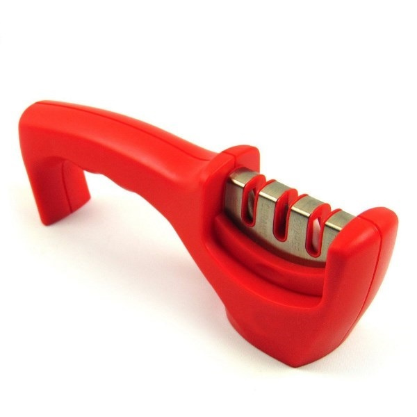 Ножеточка универсальная пластик 3 в 1 сталь, керамика - купить в ...