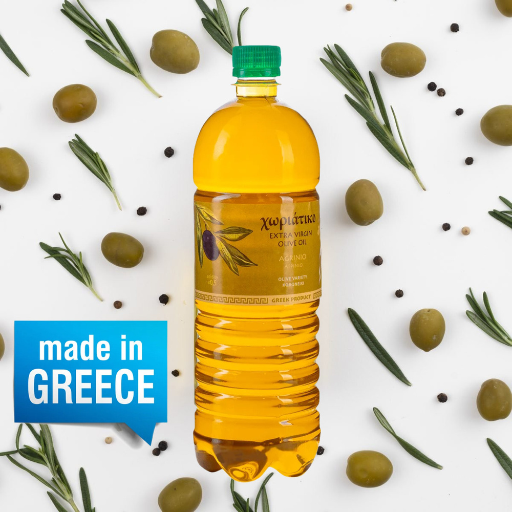 Деревенское нерафинированное оливковое масло Extra Virgin с добавление рафинированного (не более 15%) #1