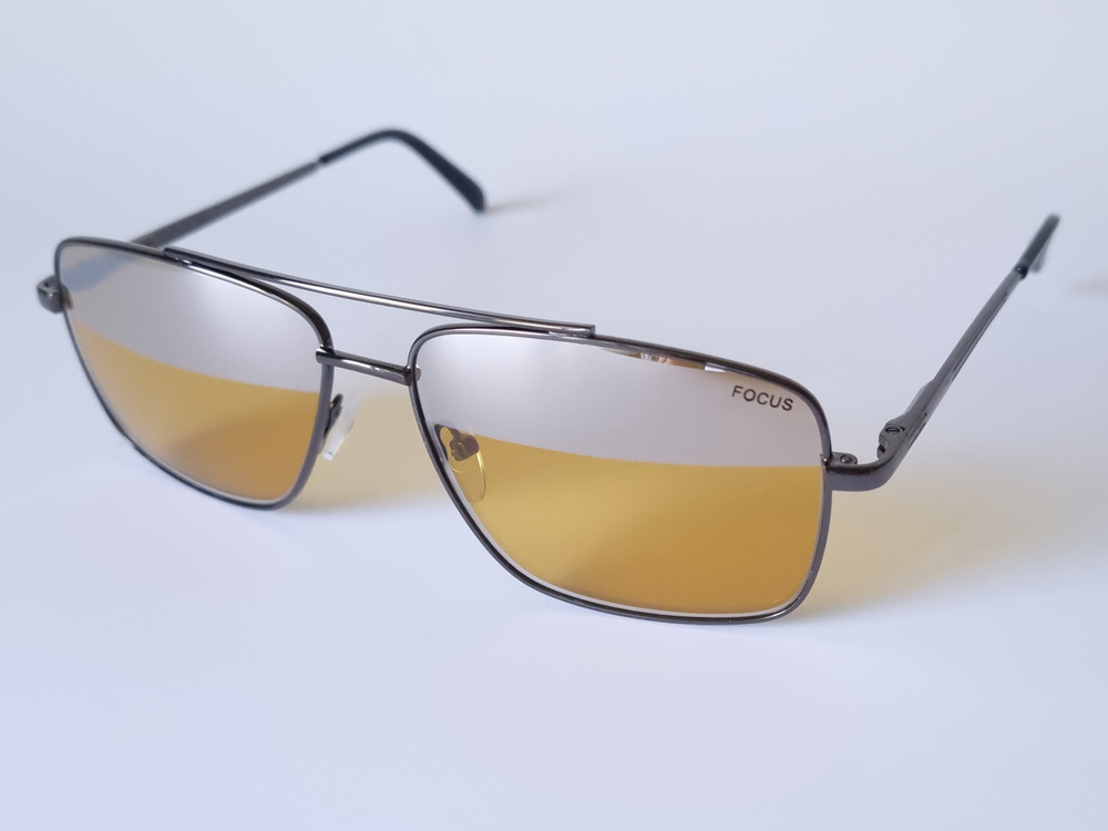 Очки- антифары Focus 8314 c2+ футляр / очки для водителей со стеклянными линзами  #1