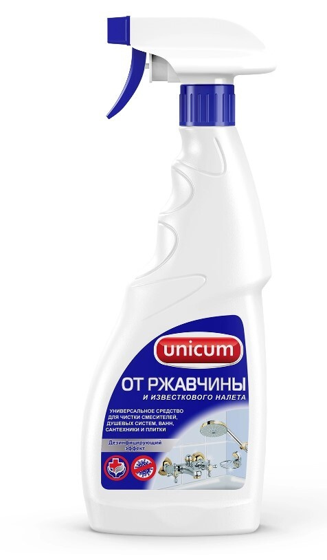 Средство UNICUM от ржавчины и известкового налета 500 мл/Средство для удаления известкового налета и #1