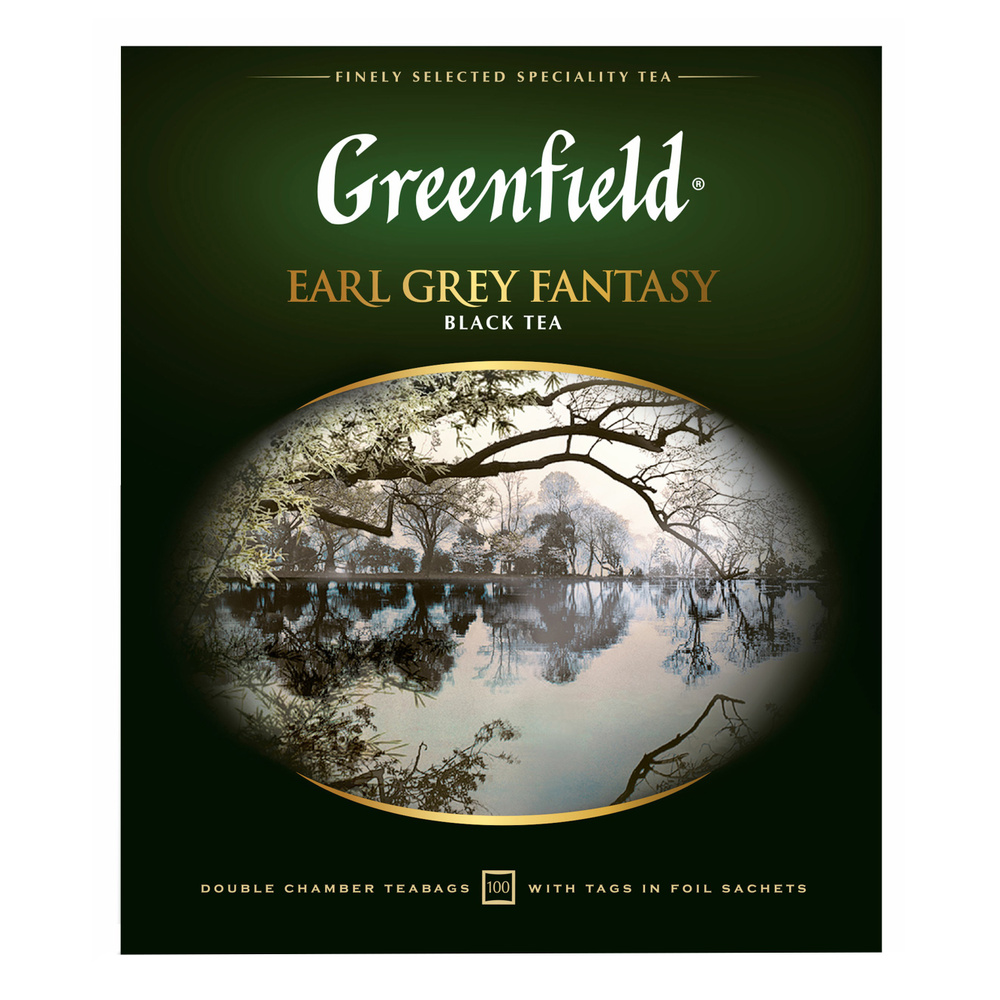Чай черный Greenfield Earl Grey Fantasy бергамот в пакетиках 2 г х 100 шт  #1