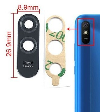 Стекло основной камеры для Xiaomi Redmi 9A, не защитное #1