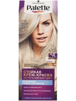 Palette краска для волос 10-1 C10 серебристый блонд #1