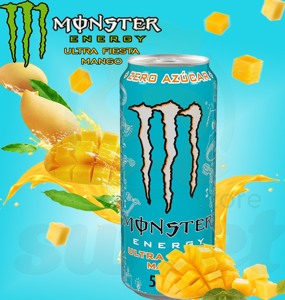 Энергетик Monster Energy Монстр Fiesta mango 500мл из Европы #1