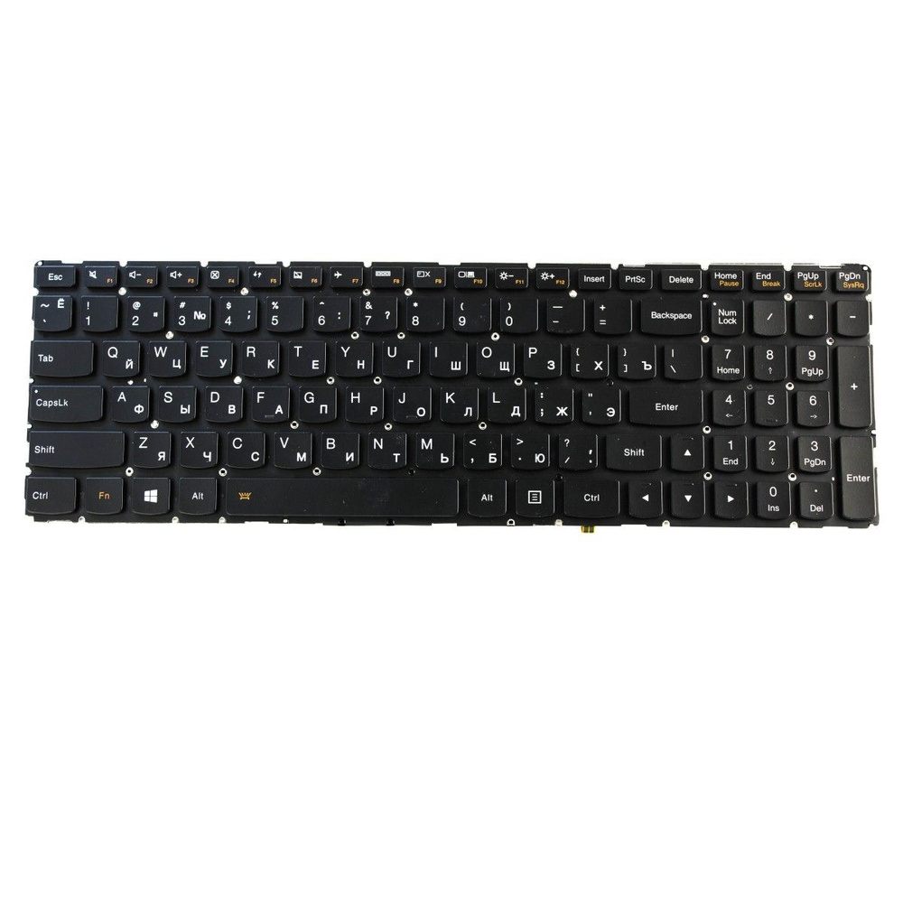 Клавиатура для ноутбука Lenovo Flex 3 1580 с подсветкой #1