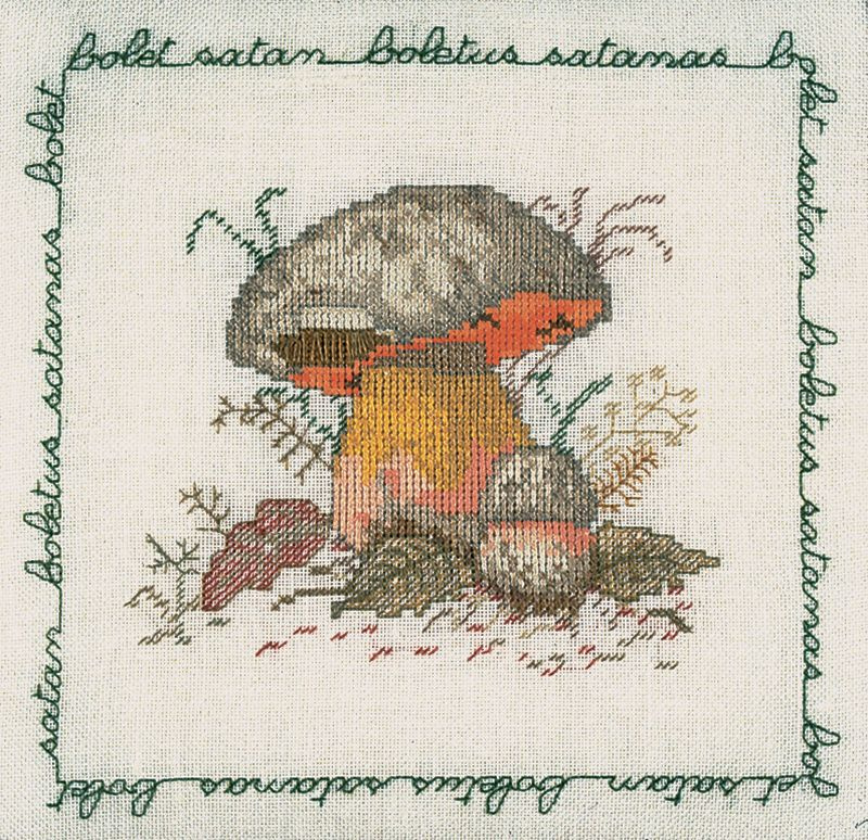 Вышивка крестом "BOLET SATAN" (Сатанинский гриб), Le Bonheur des Dames, 18.5 х 19 см, арт.1686  #1