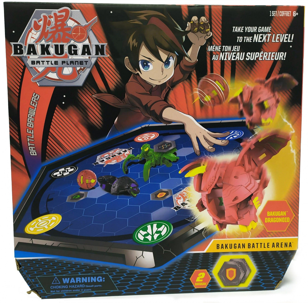 Набор игровой Bakugan с ареной и одной фигуркой-трансформером Бакуган / Настольная развлекательная игра #1