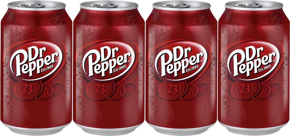 Газированный напиток Dr.Pepper Classic / Др.Пеппер Классика 330 мл. х 4 шт. (Польша)  #1
