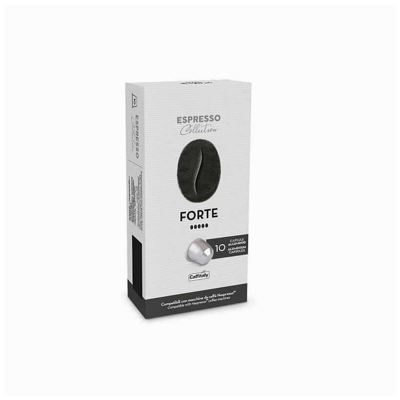 Кофе в алюминиевых капсулах Nespresso Forte 100% robusto, для кофемашин Nespresso, 10 капсул.  #1