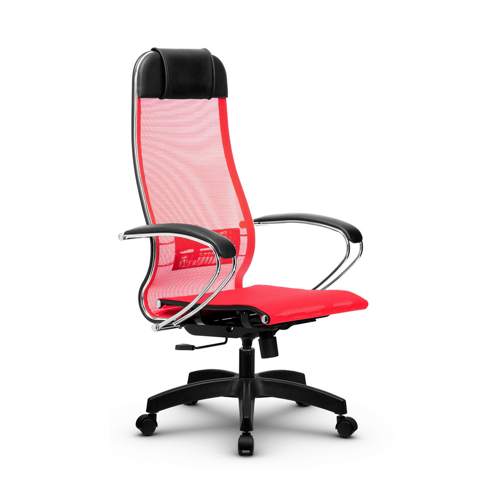 Компьютерное кресло МЕТТА-4(MPRU)/подл.131/осн.001 красный/красный  #1