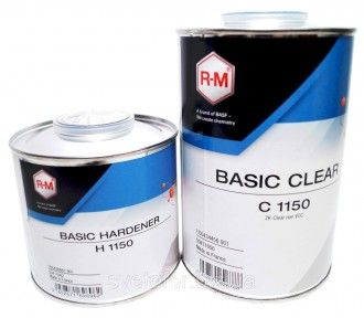 Лак R-M Basic Clear C1150 акрил-уретановый 1,5л.(Обладает превосходным блеском и высокой твердостью покрытия) #1