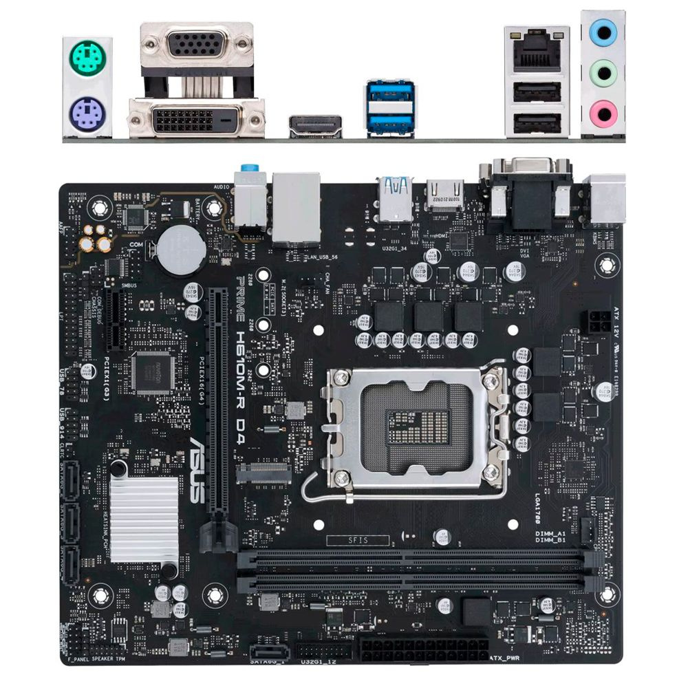 Материнская плата ASUS Prime H610M-R D4-SI купить по низкой цене с ...