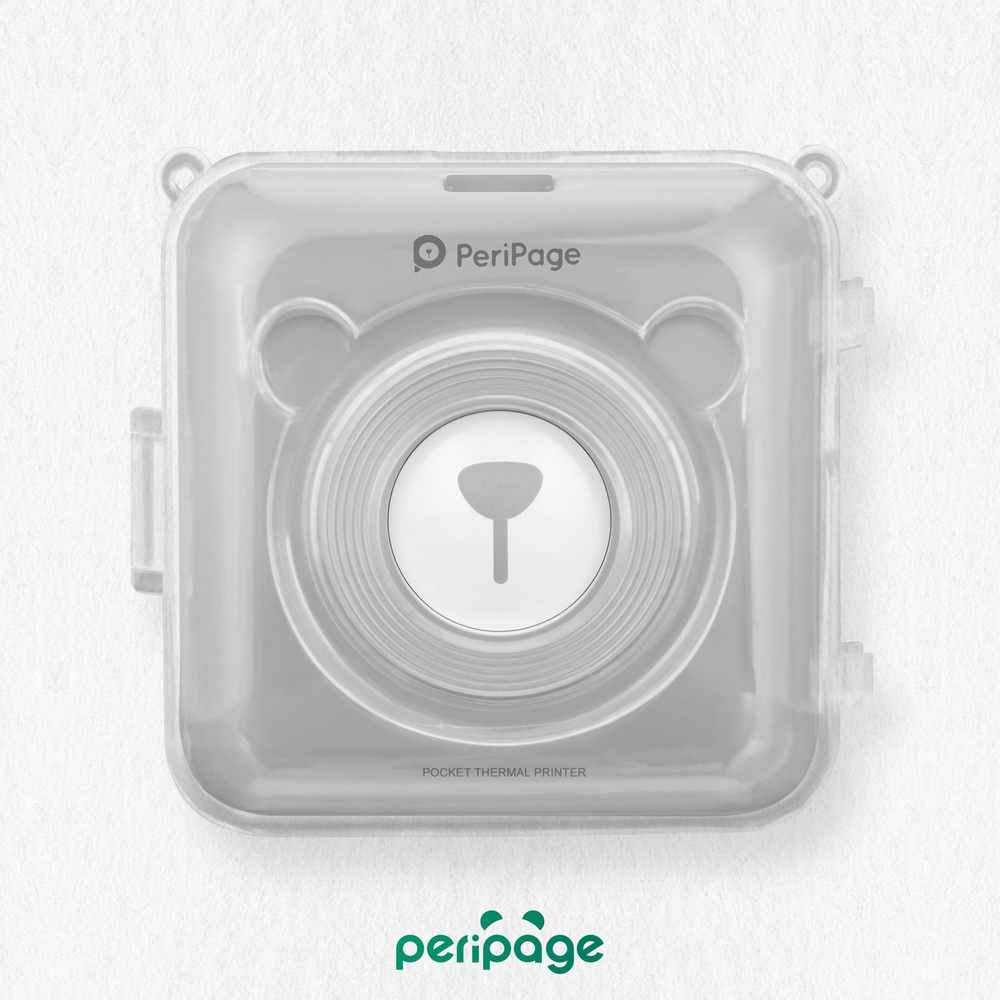 Защитный кейс PeriPage Case для портативного термопринтера A6, прозрачный  #1