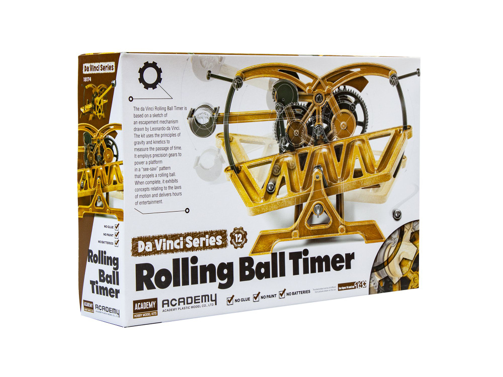 18174 Academy Сборная модель Davinci Rolling Ball Timer #1