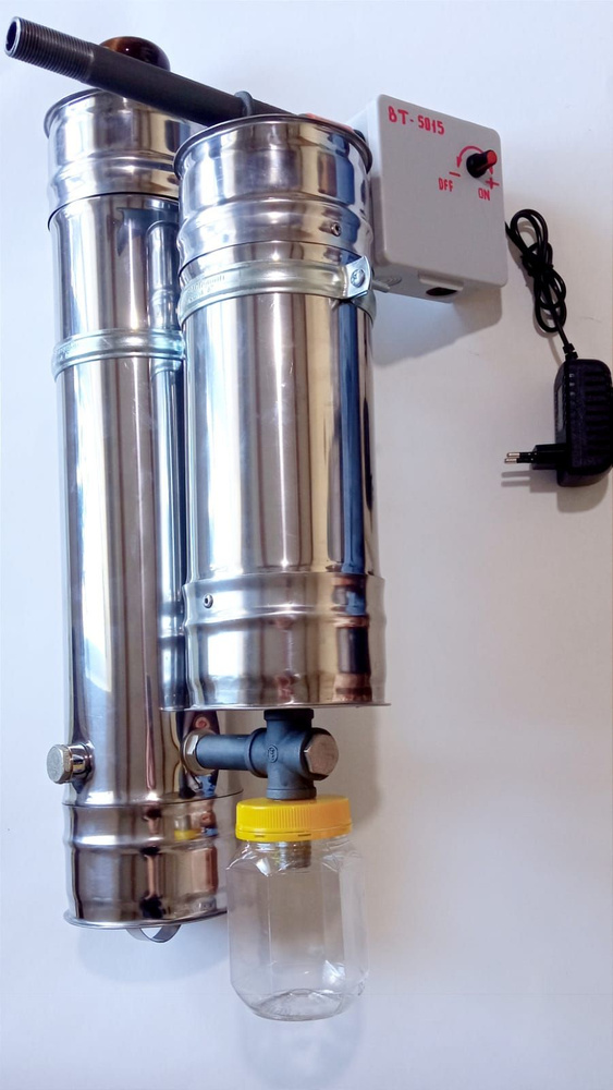 Дымогенератор двухтрубный для холодного и горячего копчения "Дачник midi 4,5л"  #1
