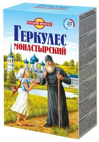 Геркулес Русский продукт Монастырский, 500г х 4 штуки #1