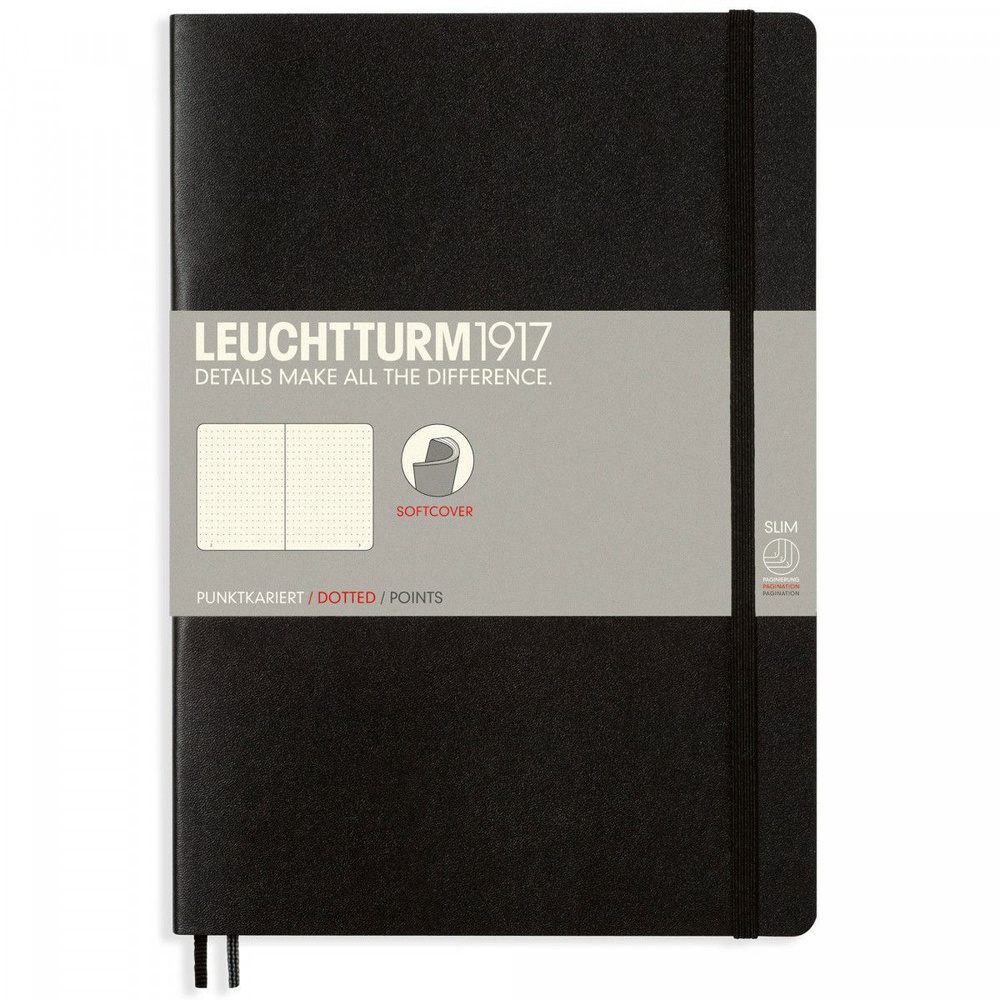 Записная книжка Leuchtturm Composition B5 Black мягкая обложка 123 стр, 349295  #1