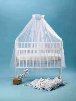 Балдахин на детскую кроватку для новорожденных, на кровать домик в детскую комнату накидка из вуали от #1