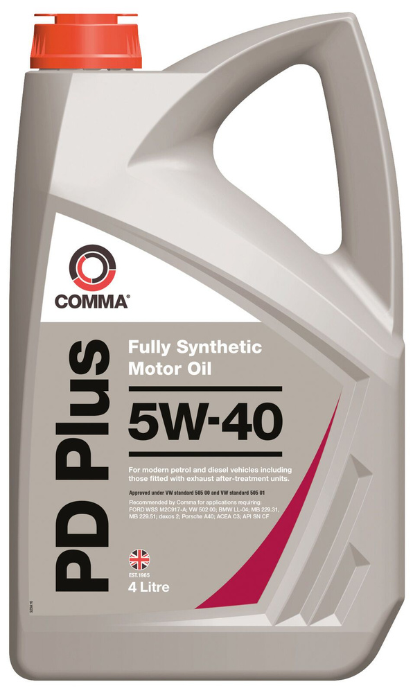 Comma PD PLUS 5W-40 Масло моторное, Синтетическое, 4 л #1