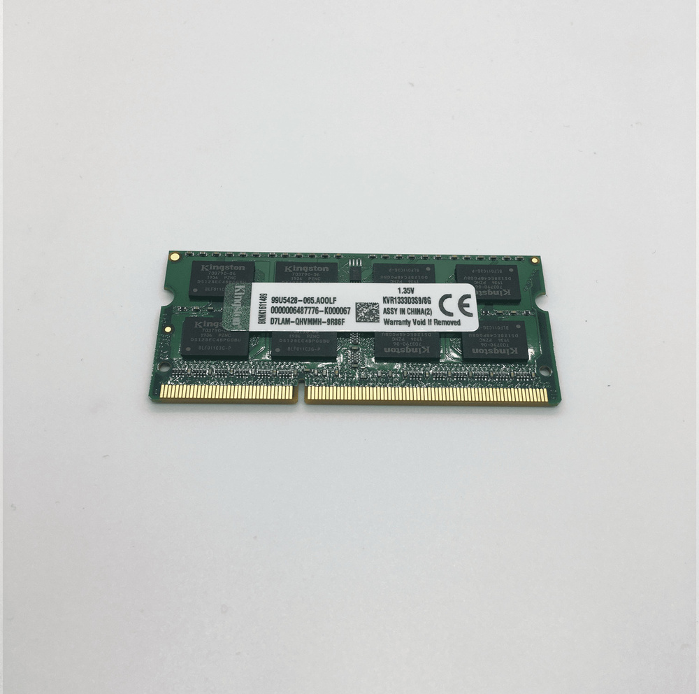 Оперативная память Kingston DDR3L 8 ГБ 1333 MHz SO-DIMM PC3L-10600U 1x8 ГБ (KVR1333D3S9/8G)  #1