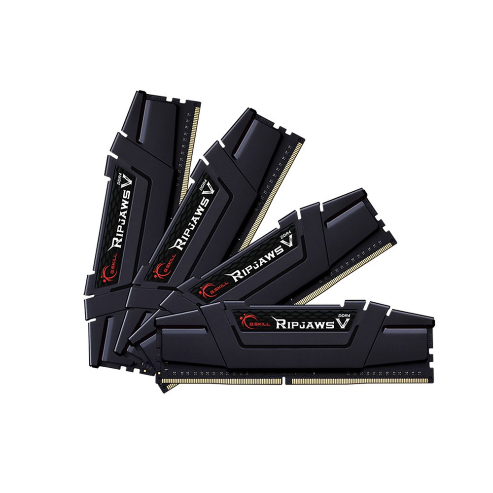 G.Skill Оперативная память Комплект модулей памяти RipjawsV F4-4000C18Q-32GVK DDR4 32GB (Kit 4x8GB) 4000MHz #1