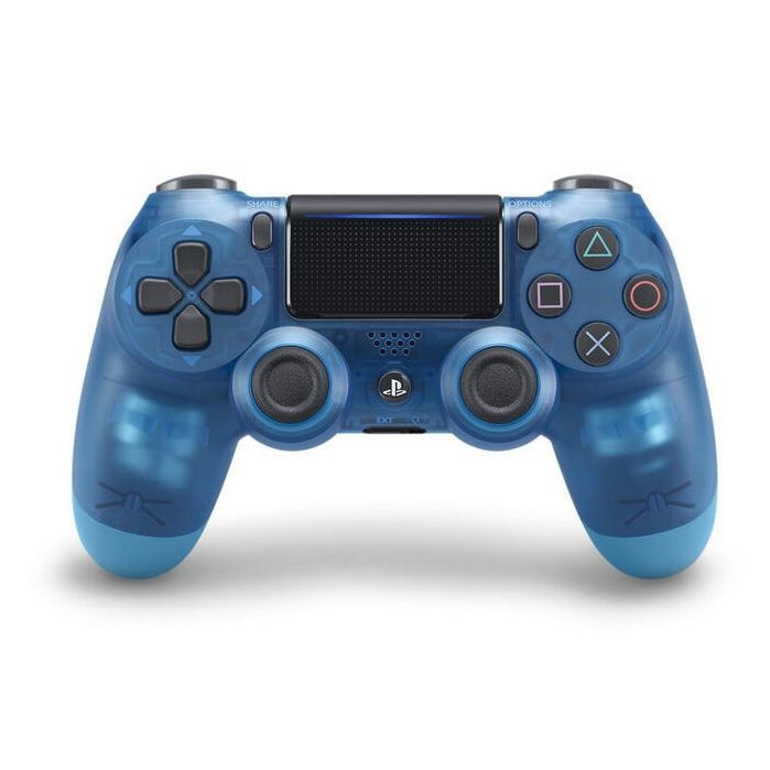 Геймпад Sony DualShock 4 v2 PS4 / Геймпад PS4 /Оригинальный/ Джойстик PS4 / Прозрачный синий  #1