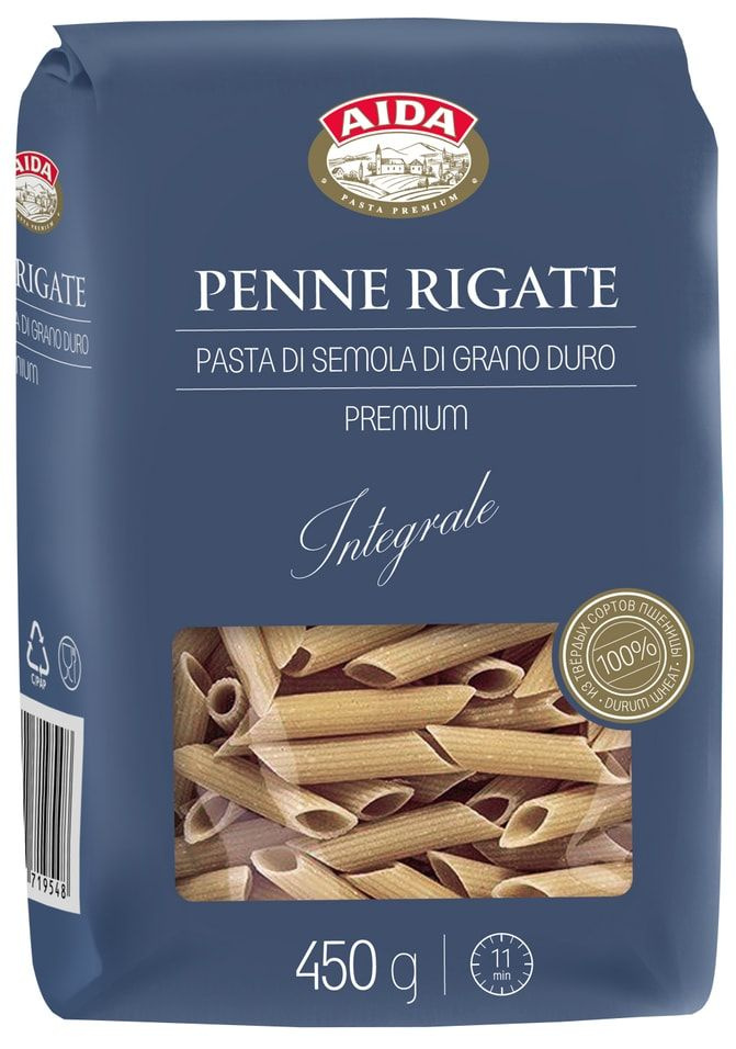 Макароны Aida Penne Rigate 450г х 3шт #1