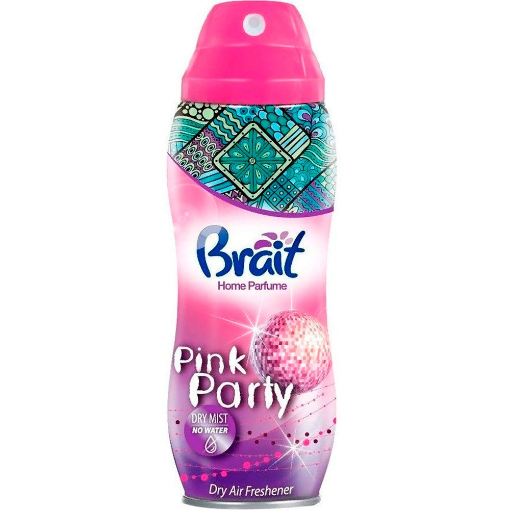 Brait Освежитель воздуха PINK PARTY, сухой, аромат Сладковатый Цветочно-фруктовый (300 мл)  #1
