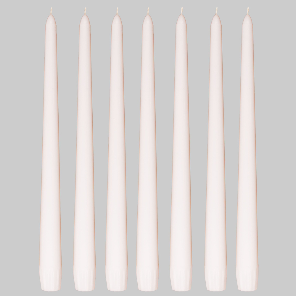 Антей Candle Свеча "Без аромата", 25.5 см х 2.2 см, 8 шт #1