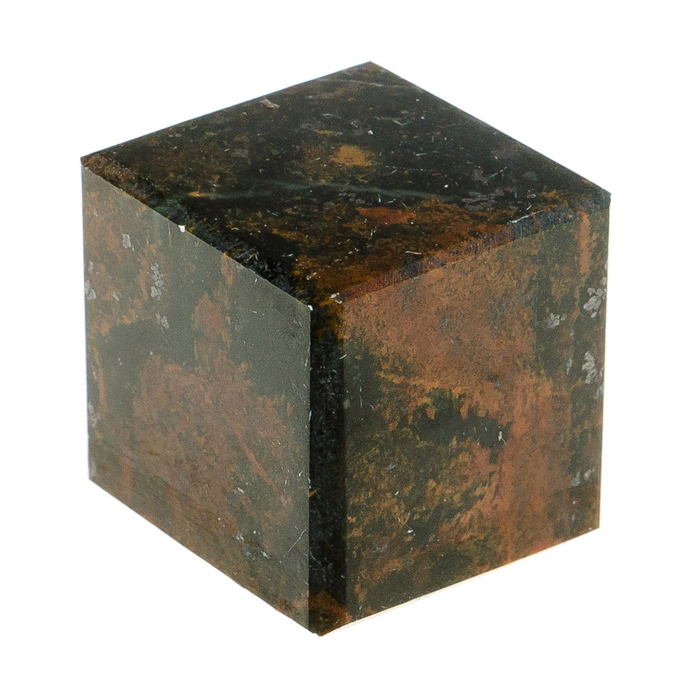 Кубик камень офиокальцит 22 мм #1