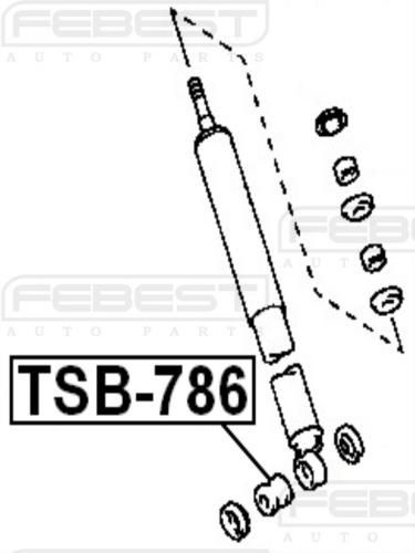 SAFEBEST Амортизатор подвески, арт. TSB786 #1