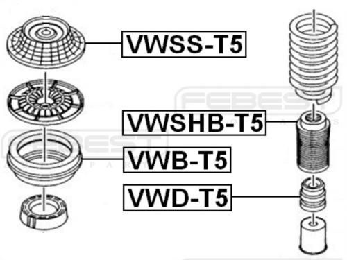 SAFEBEST Амортизатор подвески, арт. VWDT5 #1